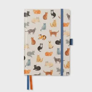 Notebook A5 - Illustrated Cats