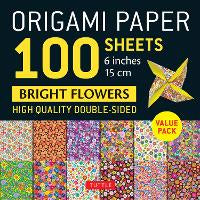 Origami Paper Bright Flowers 15cm 100 sheets