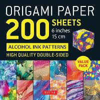 Origami Paper Alcohol Ink 15cm 200 sheets