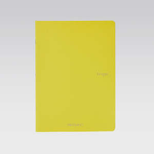 Fabriano Ecoqua Notebook Stapled Dots A5 Lemon 40shtshts Black