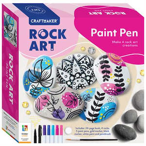 Craft Maker Paint Pen Rock Art Kit