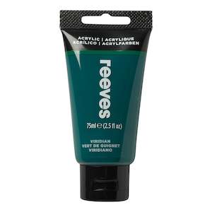 Postshop: REEVES FINE ACRYLIC 75ML VIRIDIAN