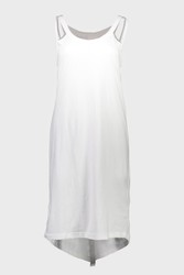 Braced dress - white