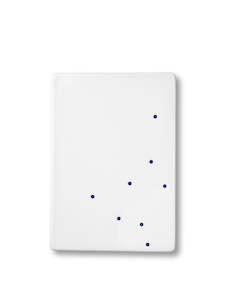 anne black butter tile dots