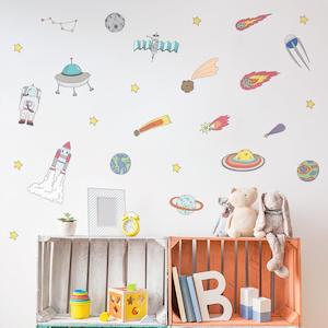 Internet only: In the Space Wall Decals - 37pcs