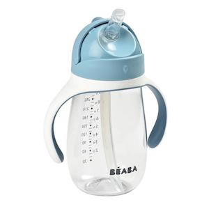 Internet only: Beaba Straw Cup 300ml - Windy Blue