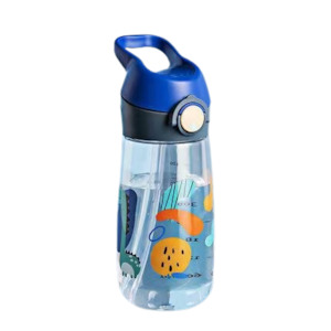 Internet only: Hello August Kids Water Bottle - Tritan Plastic (500ml) *Free straw cleaning brush