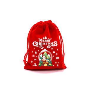 Reusable Christmas Gift Bag | Christmas Gift Storage Drawstring Bag (20x30cm)