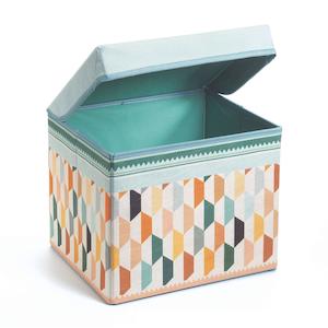 Djeco Toy Storage Box | Kid's Stool - Oriental Style