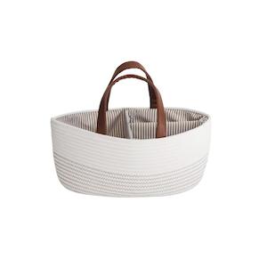 Nestling Nappy Organizer Caddy - White