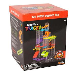 Fat Brain Toys Trestle Tracks Deluxe Set - 124pcs (8+ years)