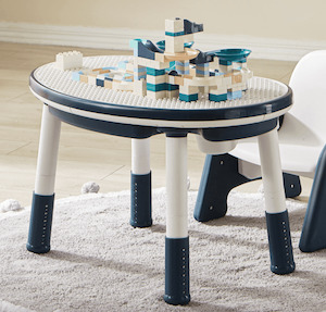 3-in-1 Kids Activity Table with Adjustable Height & Storage