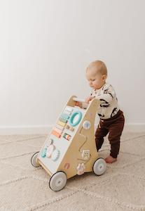 Bubble: Wooden Activity Play Baby Walker