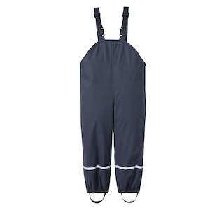 Internet only: Kids Waterproof Rainwear Overalls - Minimal Navy (1-2 years)