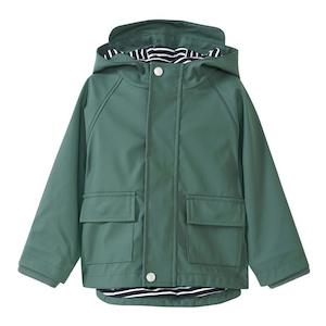 Svar All-Season Windproof & Waterproof Kids Rain Jacket - Green