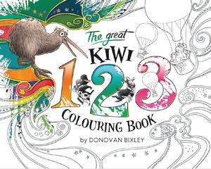 The Great Kiwi 123 Colouring Book