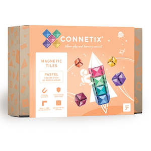 Internet only: Connetix Tiles - Pastel Square Pack 40pcs (STEAM Learning)