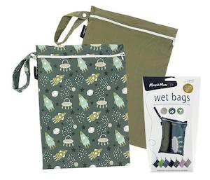 Mum 2 Mum Wet Bags (2 Pack) - Rocket & Olive