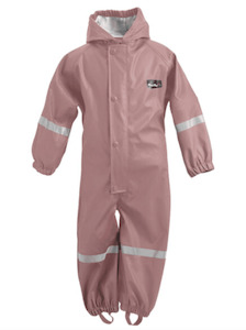 Internet only: Mum2 Mum Rainwear All In One - Dusty Pink (6-24 months) SALE