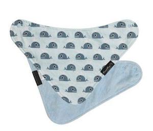 Fashion Bandana: Baby Wonder Bib (4-36 months) - Whales