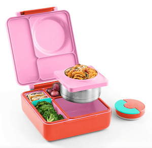 OmieBox V2 Thermal Hot & Cold Bento Lunchbox - Pink Berry