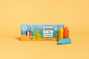 Honeysticks Bath Crayon Triangles (10 Vibrant Colours)