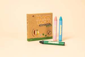 Honeysticks Beeswax Crayons Jumbo 8 Pack - Safe for Little Creators