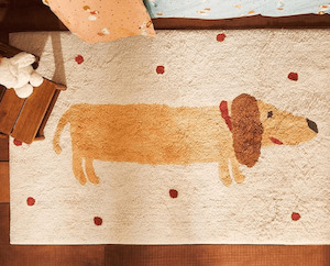 Kids Room Rug | Play Mat - Puppy 120x60m *Pre-Order