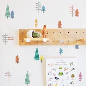 Happy Woodland Wall Decals - 18pcs