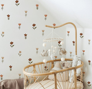 Floral Wall Decals - 36pcs