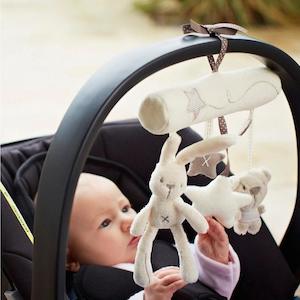 Baby Stroller Toys | Baby Cot Hanging Mobile - Bunny & Bear