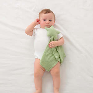 Tau Baby: 100% Cotton Muslin Baby Comforter - Star