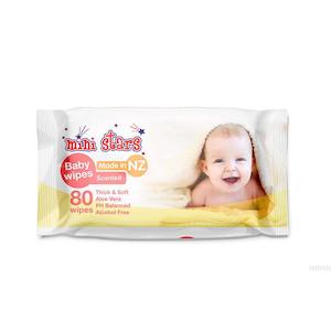 Mini Stars Baby Wipes Scented 80s