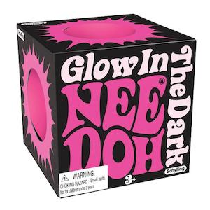 Internet only: Nee Doh Glow In The Dark (Assorted Styles) - Stress Ball