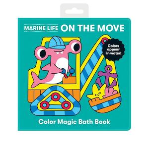 Marine Life On the Move Color Magic Baby Bath Book