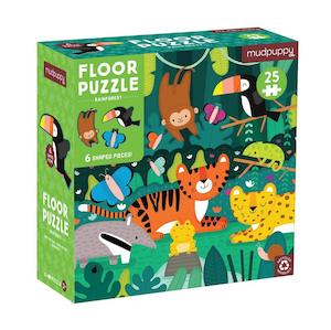 Rainforest 25pcs Floor Puzzle with Shaped Pieces