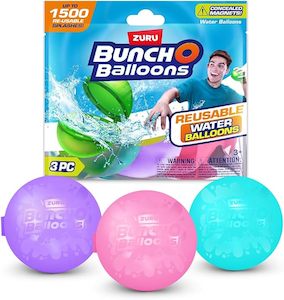 Zuru Bunch O' Balloons: Reusable Water Balloons (3 Pack) - Assorted