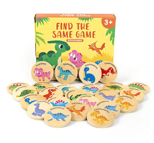 Dinosaur Wooden Matching & Memory Game - Find The Same (24pcs)