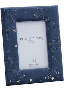 Velvet Starry Photo Frame 4"x6"