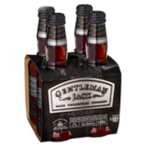 GENTLEMAN JACK & COLA 6% 4x330ML