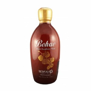 Bohae Bokbunjajoo (black Raspberry Wine) 375ml