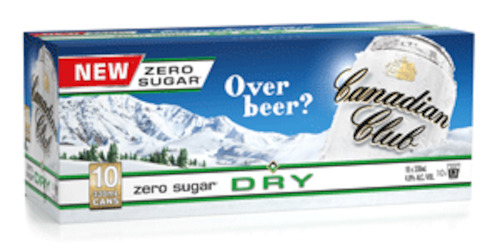 Liquor store: CANADIAN CLUB & DRY ZERO 4.8% 10x330ML