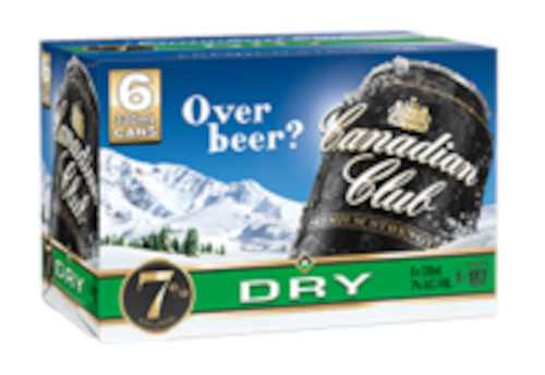 CANADIAN CLUB & DRY 7% 6x330ML