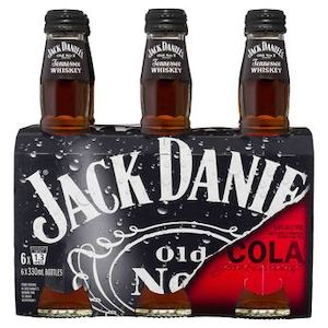 JACK DANIEL’S & COLA 4.8% 6x330ML