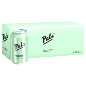 PALS VODKA LIME & SODA 10x330ML