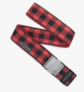 Arcade Plaid Belt Black Burnt