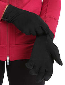 Bicycle and accessory: Icebreaker 260 Tech Glove Liner - Black