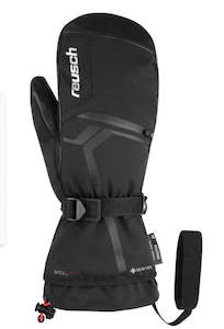 Bicycle and accessory: Reusch Down Spirit Gtx Mitt - Black Silver