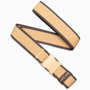 Arcade Carto Slim Belt - Sand Med Brown