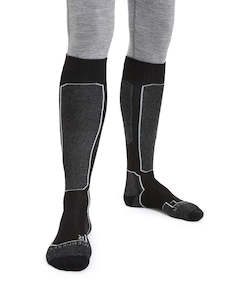 Bicycle and accessory: Icebreaker Ski+ Light Cushion OTC Men's Sock - Black